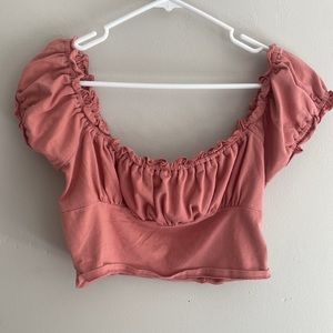 Pink Cropped Tank